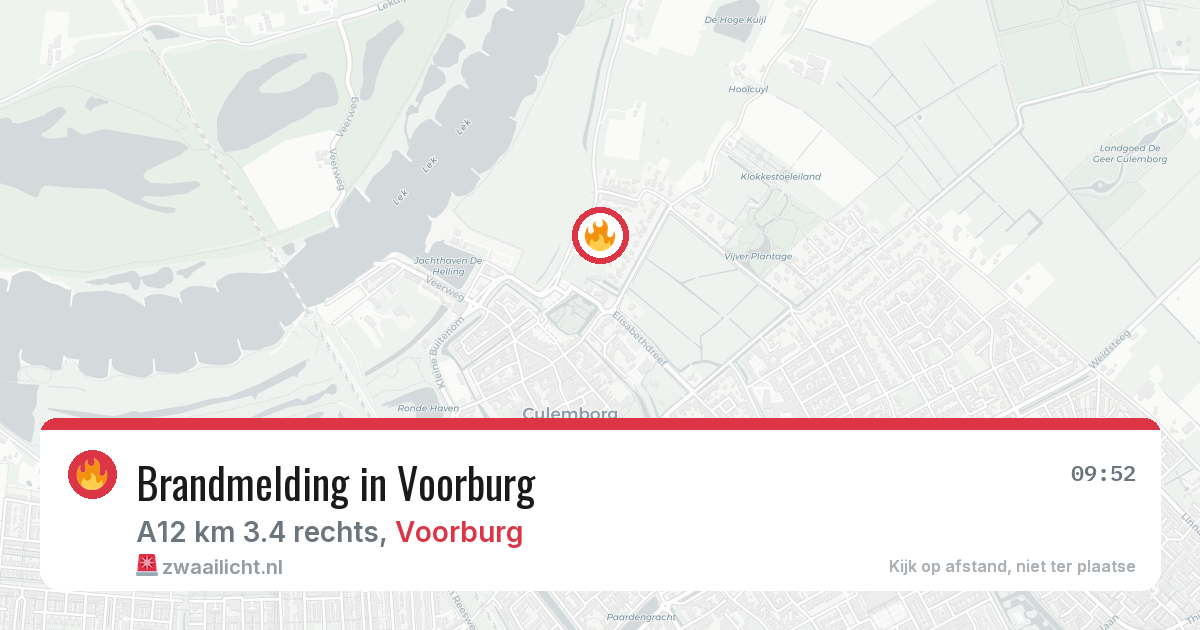 Brandmelding in Voorburg — 5 feb 2026