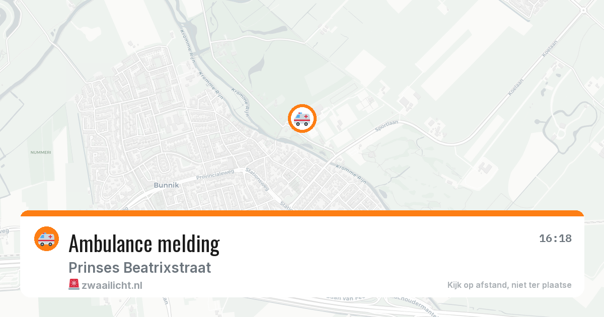 Ambulance melding — 28 jul 2026