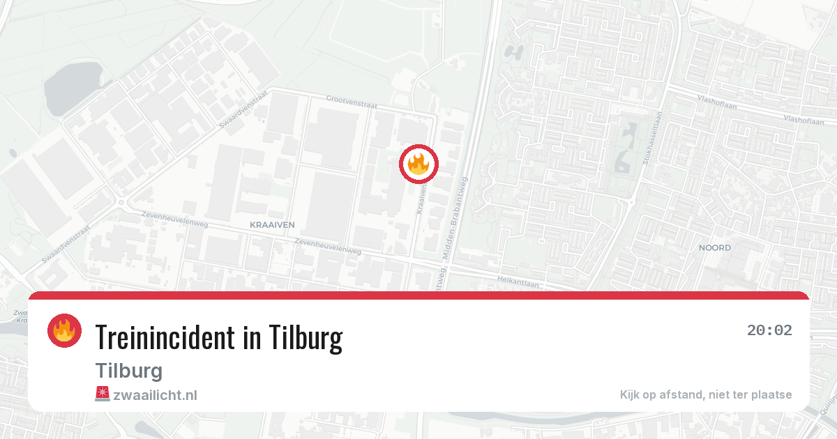 Treinincident in Tilburg — 30 jun 2026