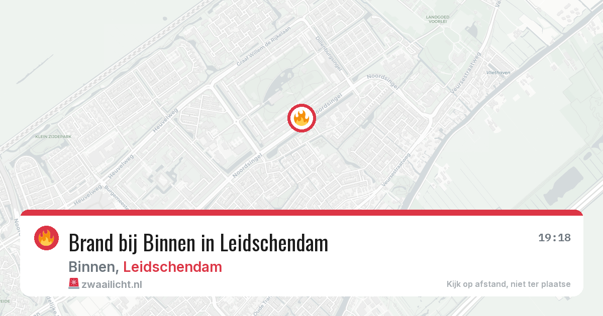 Brand bij Binnen in Leidschendam — 29 mei 2026
