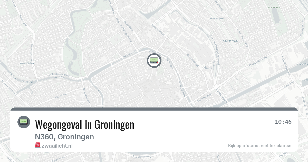 Wegongeval in Groningen — 27 feb 2026