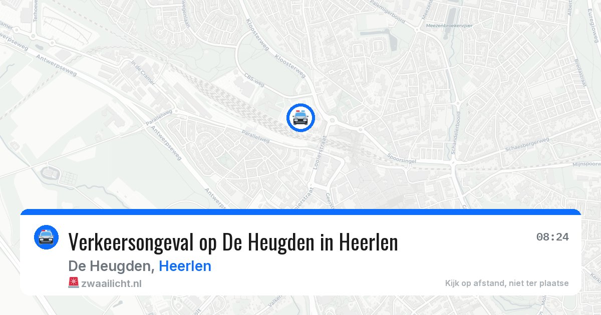 Verkeersongeval op De Heugden in Heerlen — 27 jan 2026