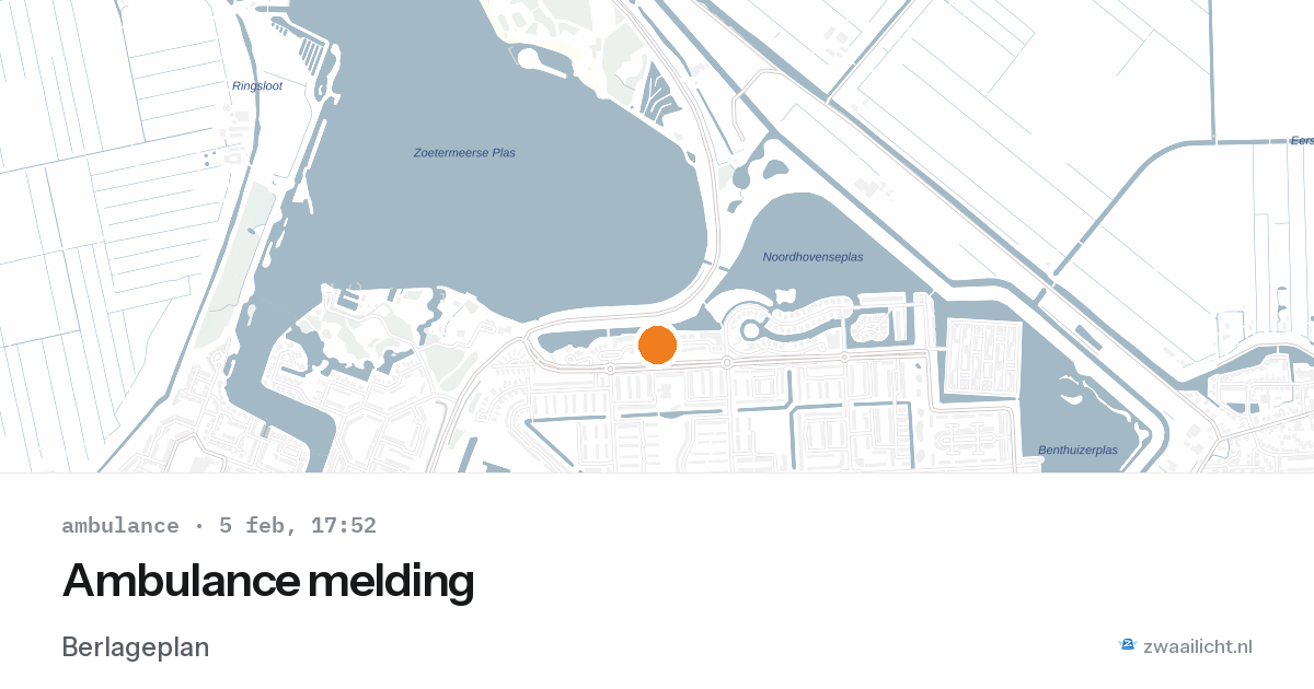 Ambulance melding — 5 feb 2026