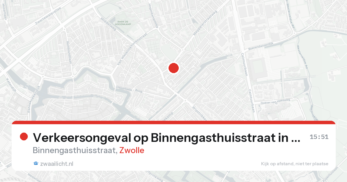 Verkeersongeval op Binnengasthuisstraat in Zwolle — 7 feb 2026