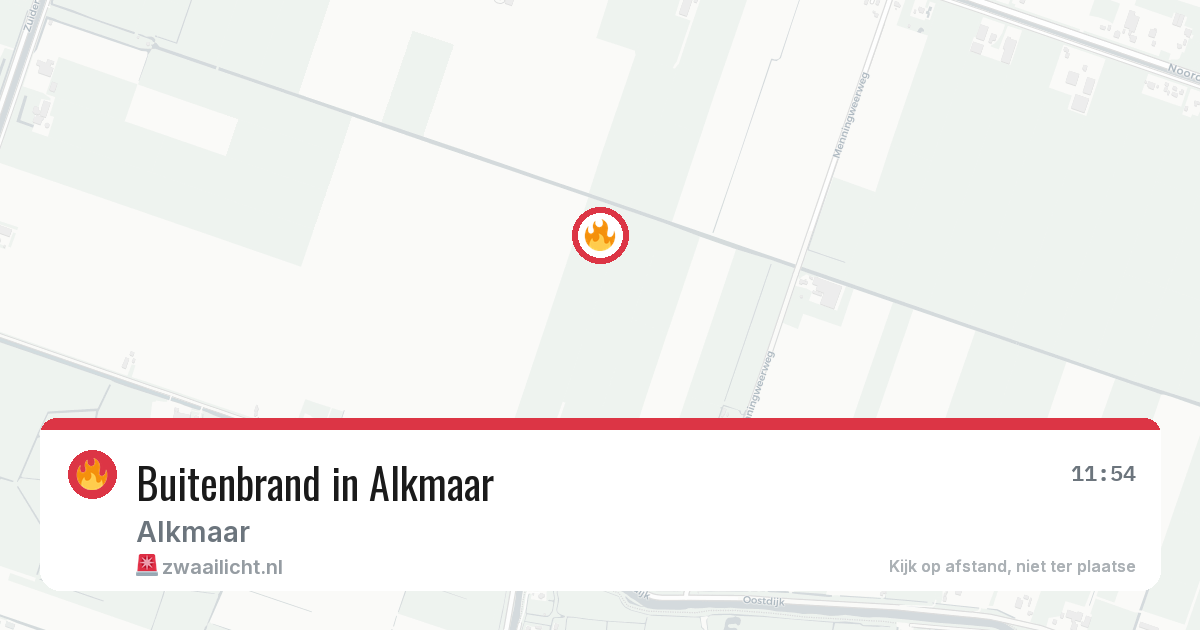 Buitenbrand in Alkmaar — 2 jul 2026