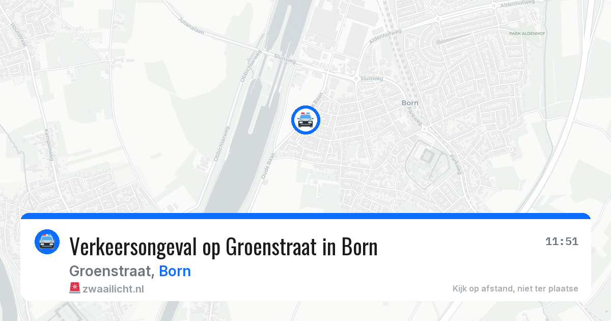 Verkeersongeval op Groenstraat in Born — 2 mei 2026