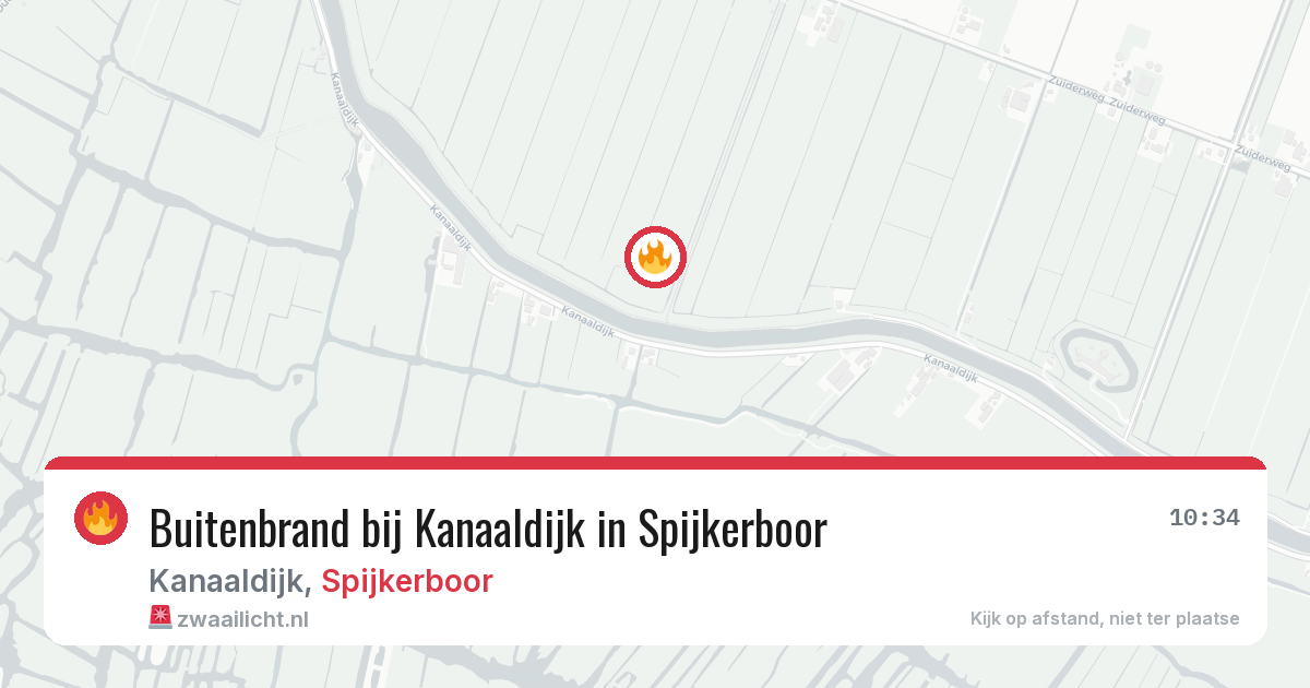 Buitenbrand bij Kanaaldijk in Spijkerboor — 29 jun 2026