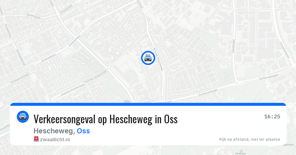 Verkeersongeval op Hescheweg in Oss — 5 mei 2026