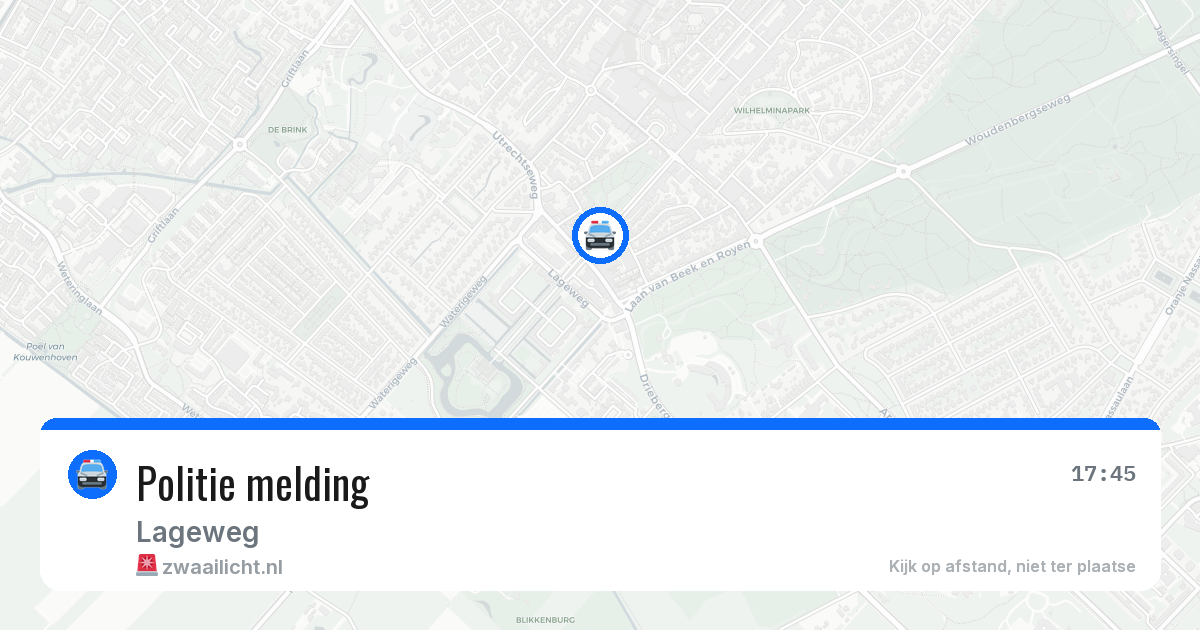 Politie melding — 23 jul 2026