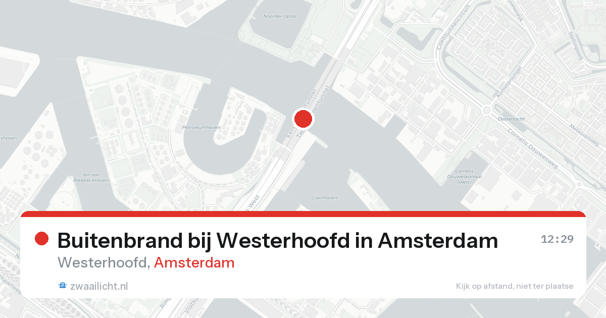 Buitenbrand bij Westerhoofd in Amsterdam — 2 jun 2026