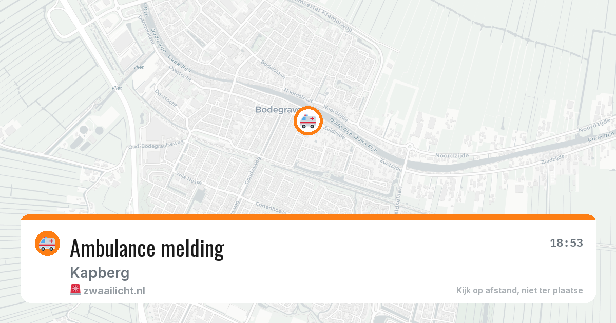Ambulance melding — 5 mei 2026
