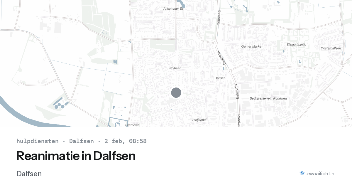 Reanimatie in Dalfsen — 2 feb 2026