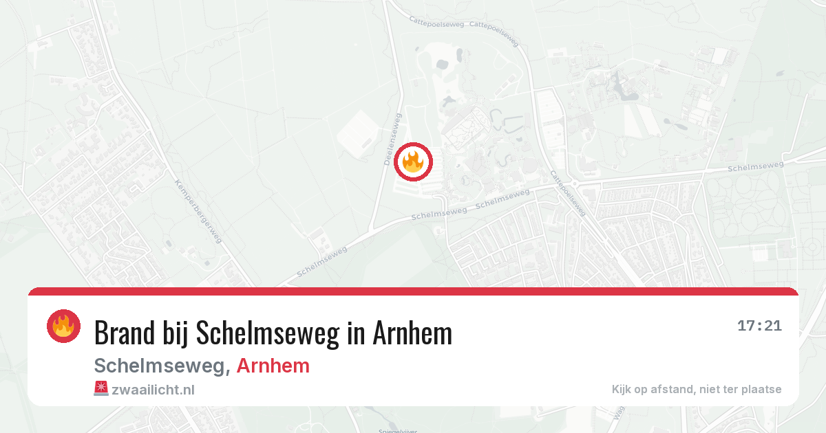 Brand bij Schelmseweg in Arnhem — 27 jun 2026