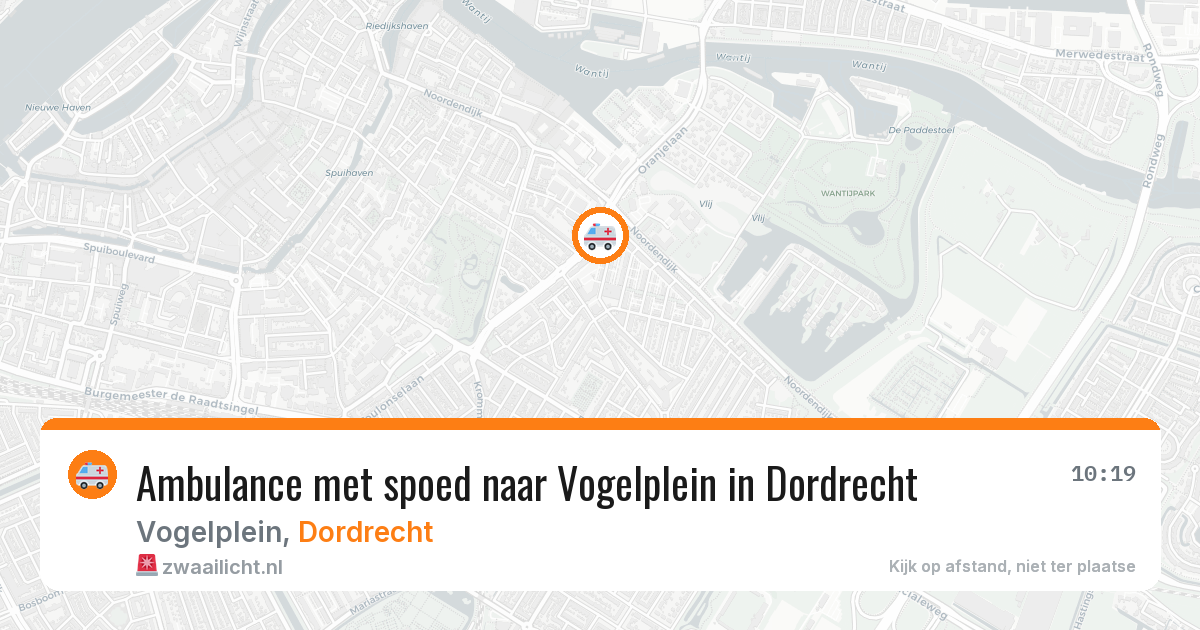 Ambulance met spoed naar Vogelplein in Dordrecht — 3 feb 2026