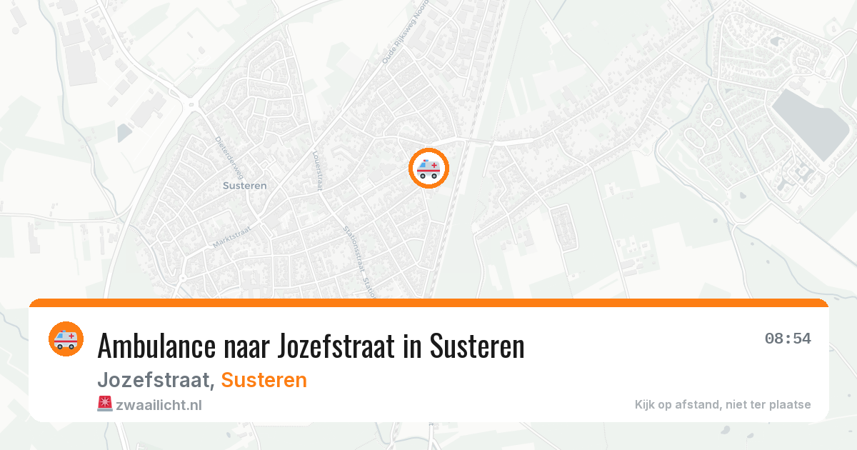 Ambulance naar Jozefstraat in Susteren — 4 apr 2026