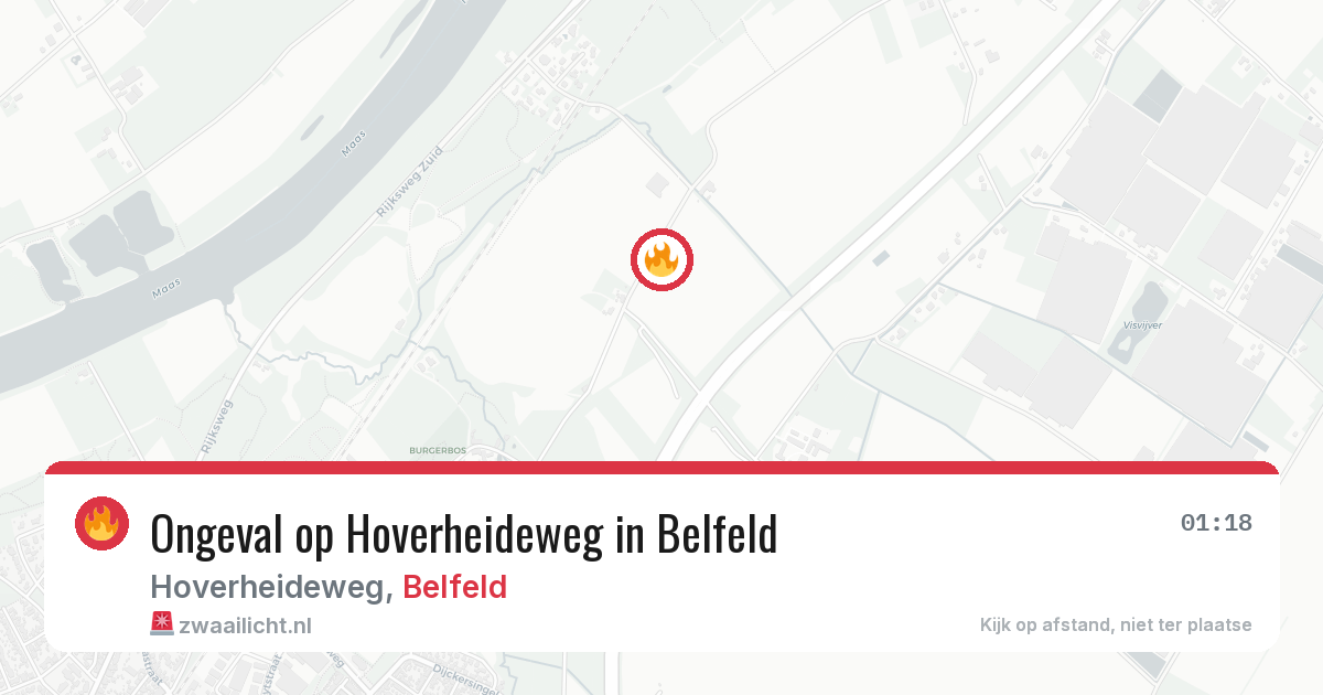 Ongeval op Hoverheideweg in Belfeld — 30 mrt 2026