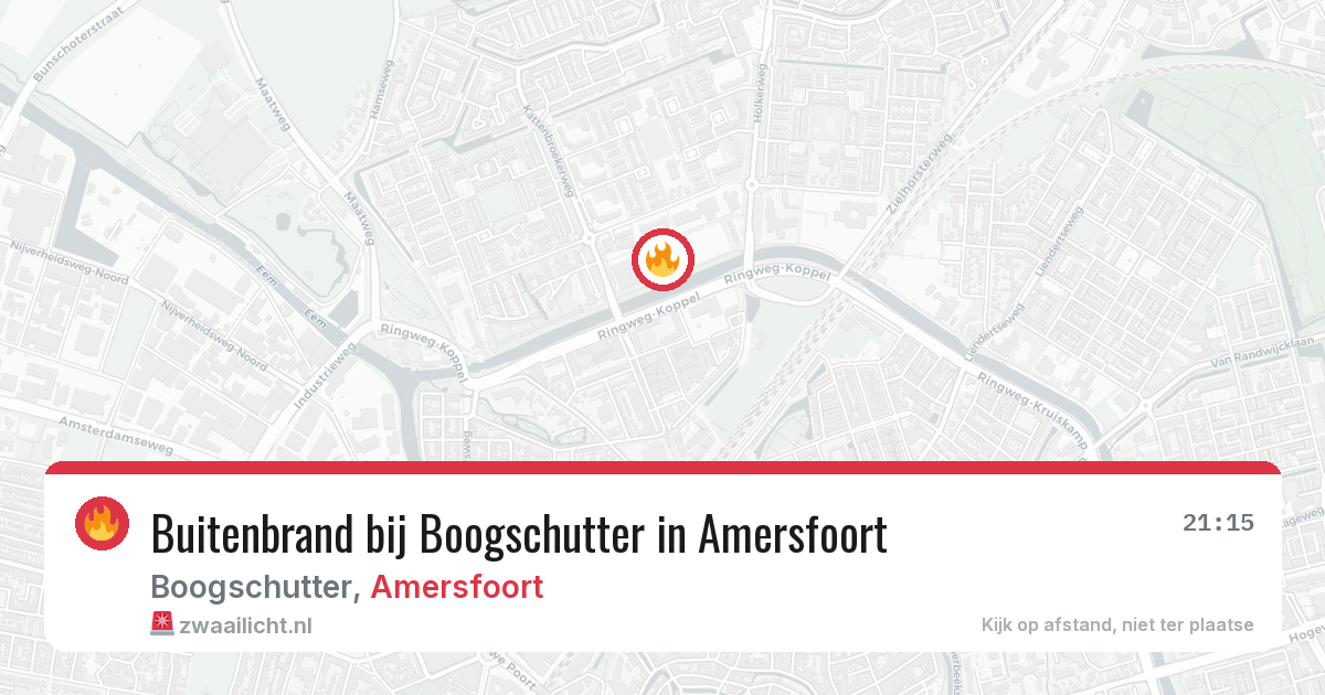 Buitenbrand bij Boogschutter in Amersfoort — 29 jun 2026