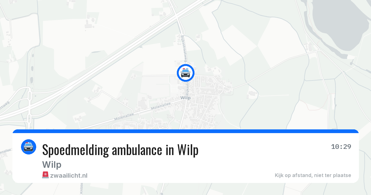 Spoedmelding ambulance in Wilp — 23 apr 2026