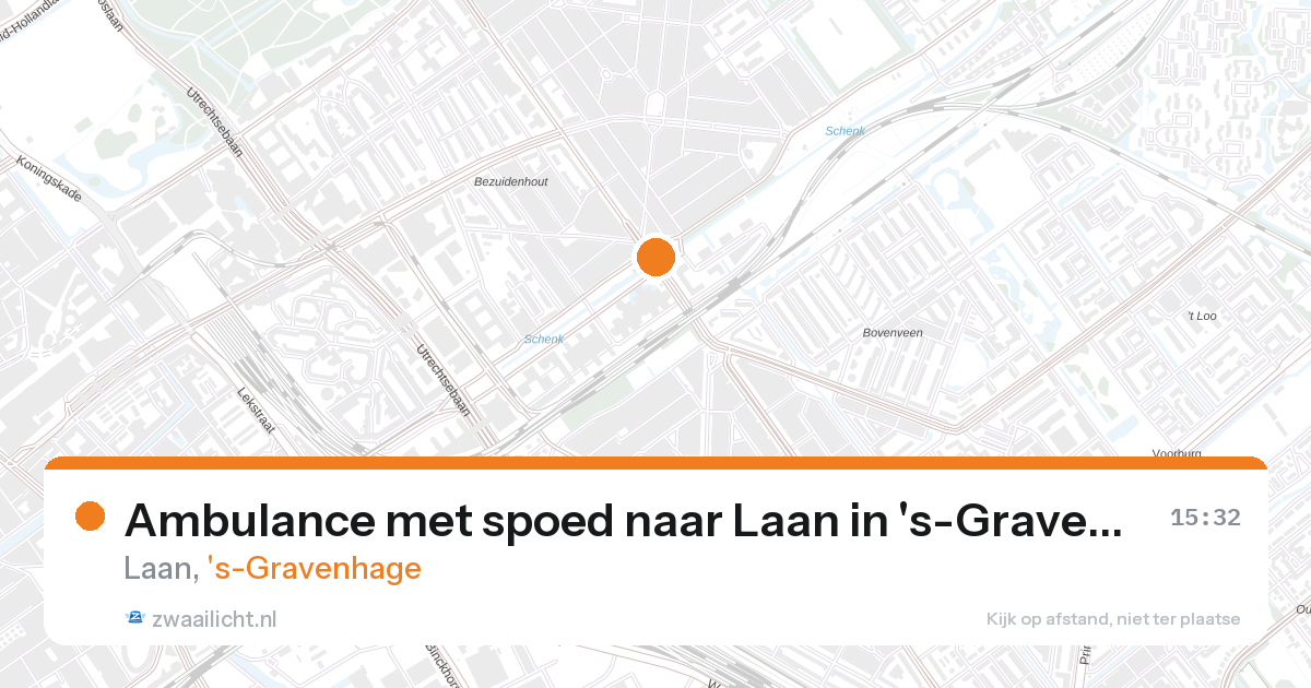 Ambulance met spoed naar Laan in 's-Gravenhage — 4 jun 2026