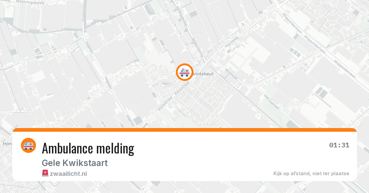 Ambulance melding — 22 jun 2026