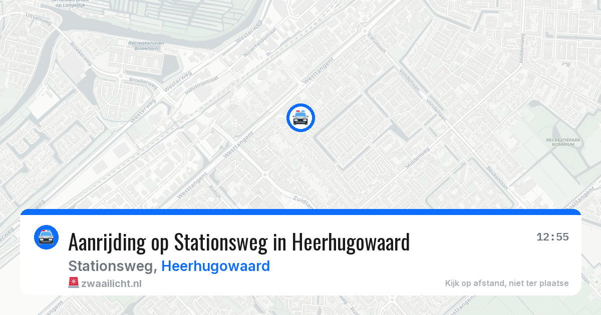 Aanrijding op Stationsweg in Heerhugowaard — 2 jul 2026