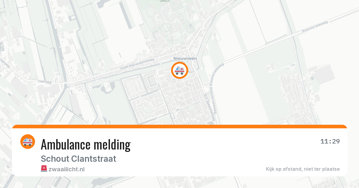 Ambulance melding — 2 jun 2026