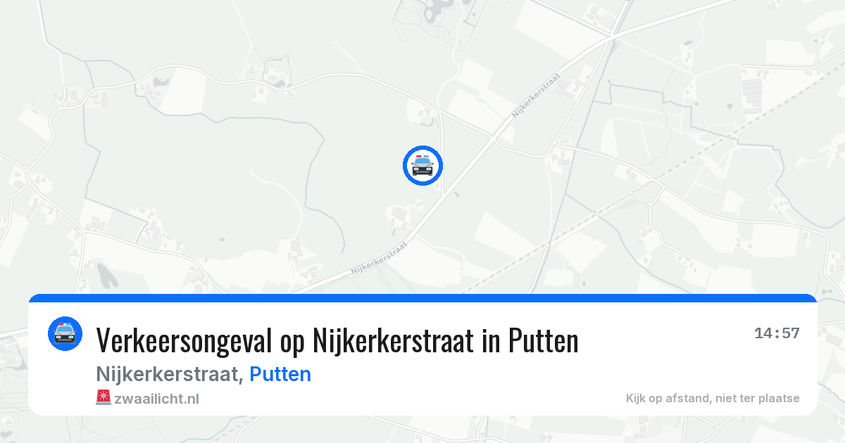 Verkeersongeval op Nijkerkerstraat in Putten — 4 jun 2026