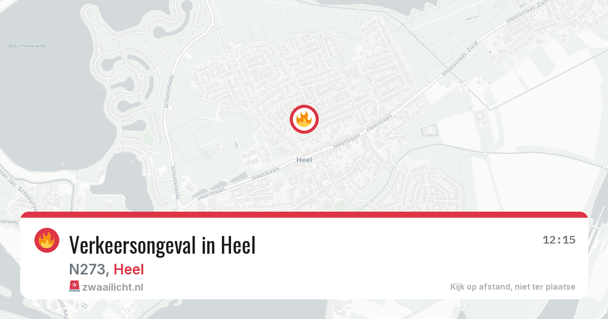 Verkeersongeval in Heel — 18 jun 2026