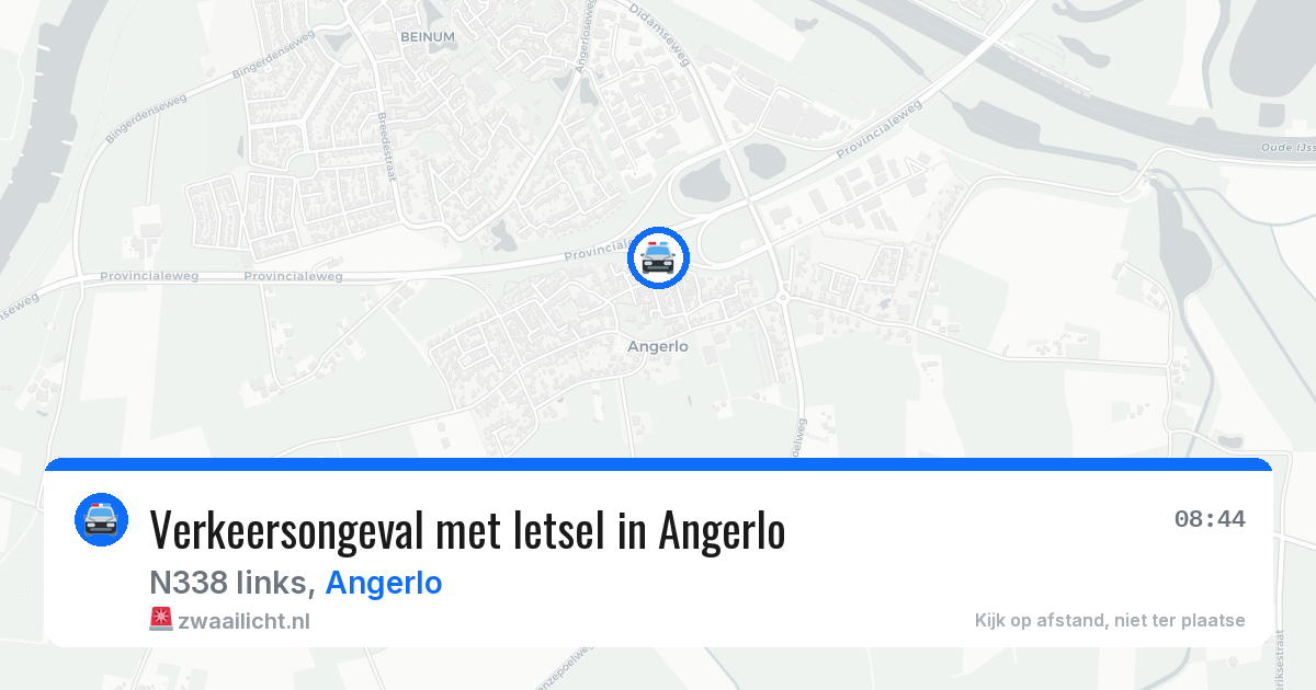 Verkeersongeval met letsel in Angerlo — 28 mrt 2026