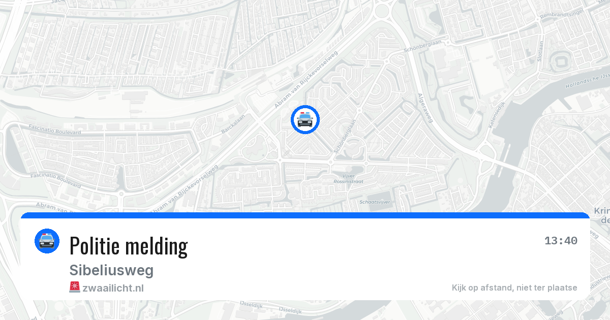 Politie melding — 11 jul 2026