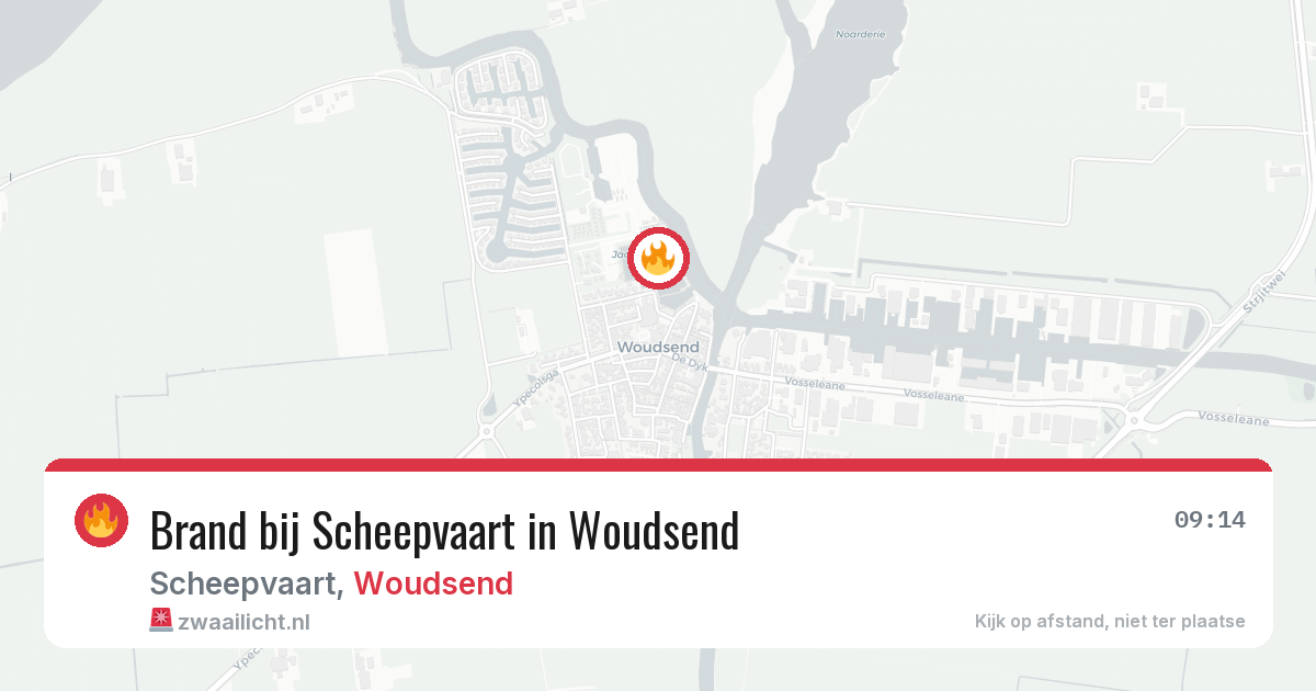 Brand bij Scheepvaart in Woudsend — 2 aug 2026
