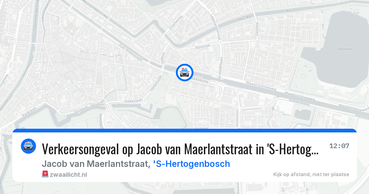 Verkeersongeval op Jacob van Maerlantstraat in 'S-Hertogenbosch — 3 feb 2026