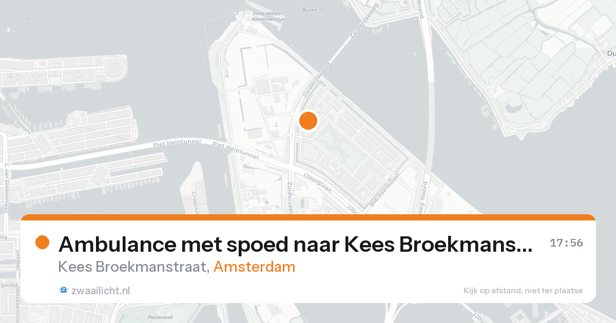 Ambulance met spoed naar Kees Broekmanstraat in Amsterdam — 7 feb 2026