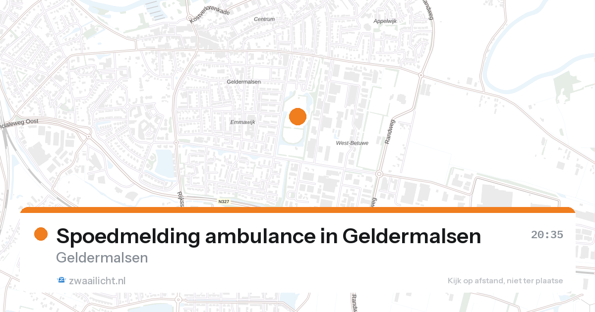 Spoedmelding ambulance in Geldermalsen — 23 aug 2026