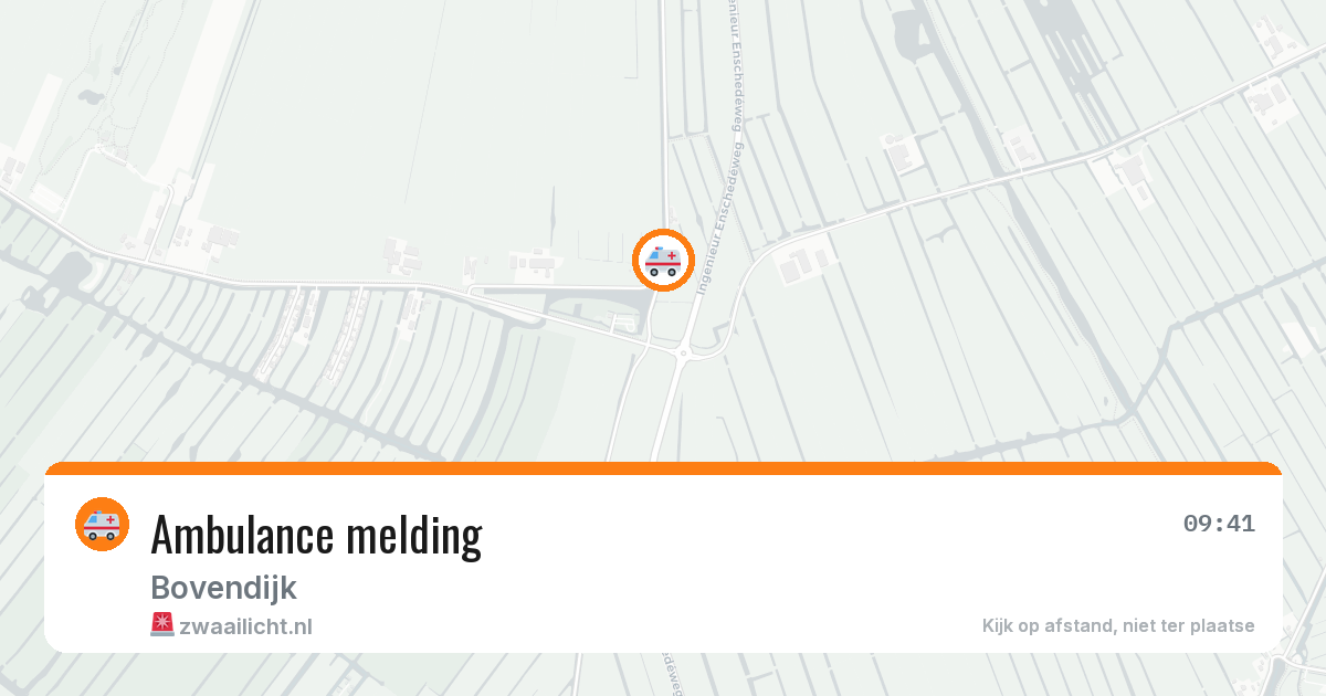 Ambulance melding — 9 feb 2026