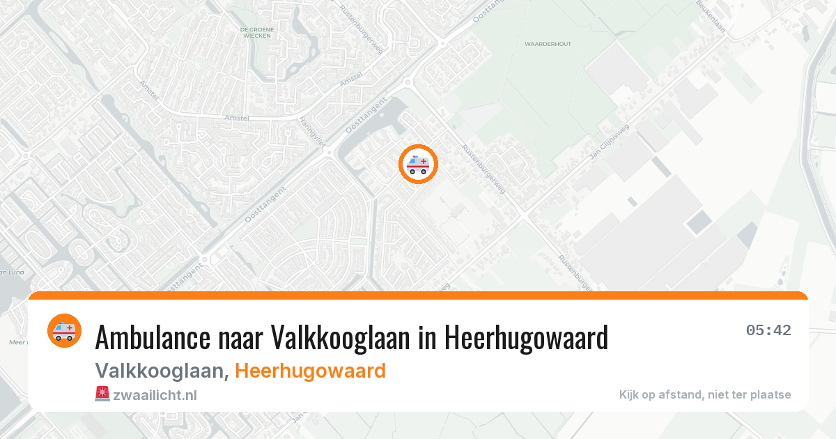 Ambulance naar Valkkooglaan in Heerhugowaard — 11 jun 2026