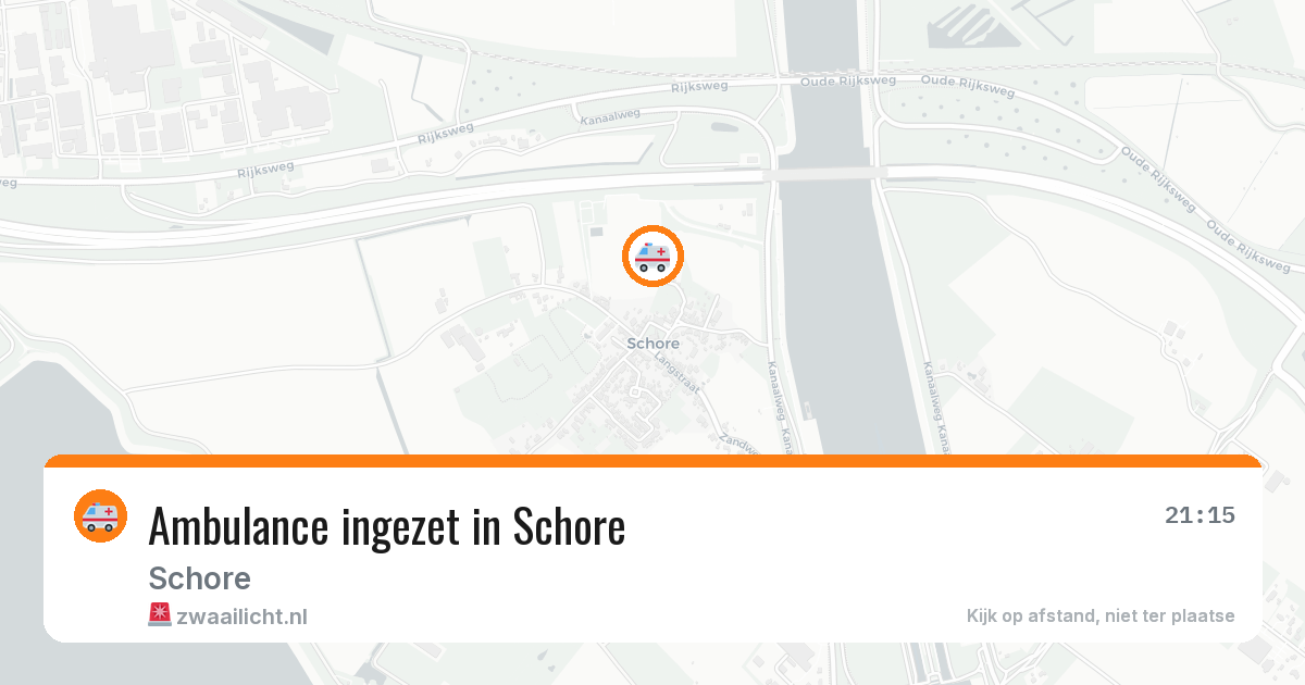 Ambulance ingezet in Schore — 23 jul 2026