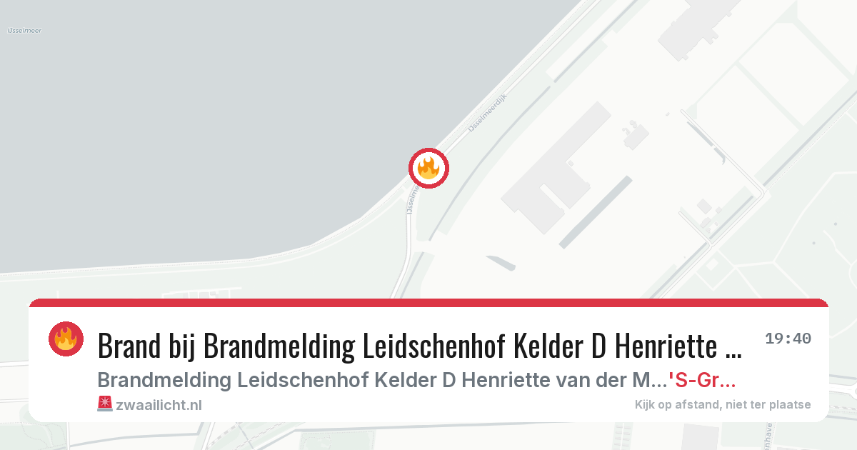 Brand bij Brandmelding Leidschenhof Kelder D Henriette van der Meydreef in 'S-Gravenhage — 21 mrt 2026