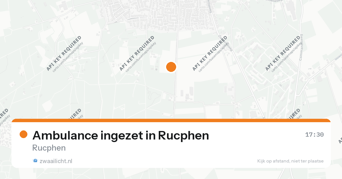 Ambulance ingezet in Rucphen — 26 aug 2026