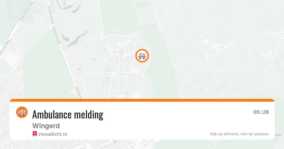 Ambulance melding — 23 apr 2026