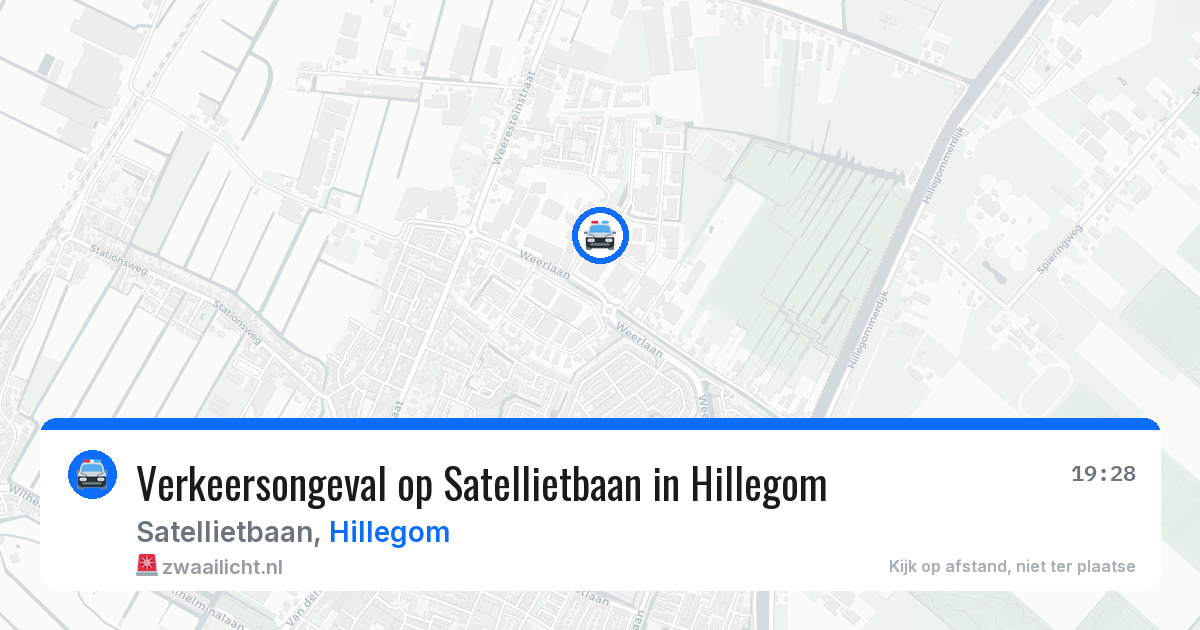 Verkeersongeval op Satellietbaan in Hillegom — 23 jun 2026
