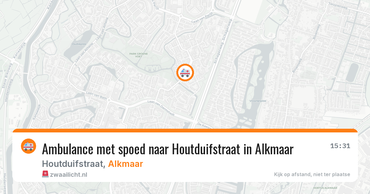 Ambulance met spoed naar Houtduifstraat in Alkmaar — 12 feb 2026
