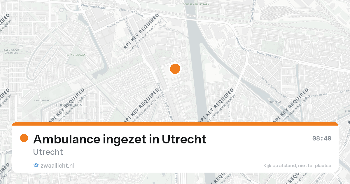Ambulance ingezet in Utrecht — 19 aug 2026