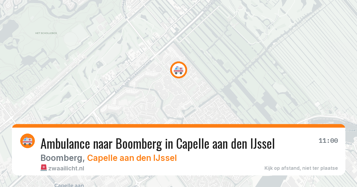 Ambulance naar Boomberg in Capelle aan den IJssel — 1 jul 2026