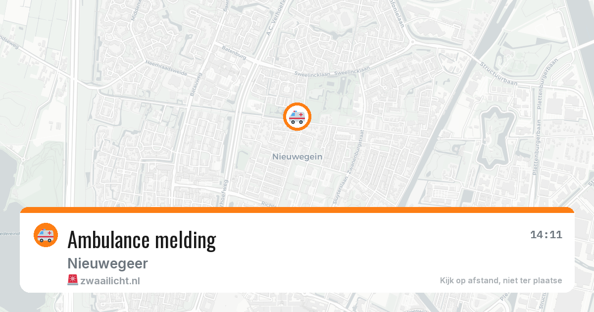 Ambulance met spoed naar Nieuwegeer in 3271BR — 8 apr 2026