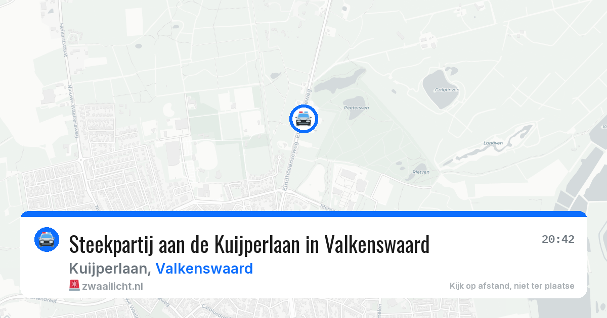 Steekpartij aan de Kuijperlaan in Valkenswaard — 19 apr 2026