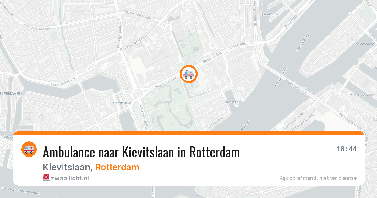 Ambulance naar Kievitslaan in Rotterdam — 8 feb 2026