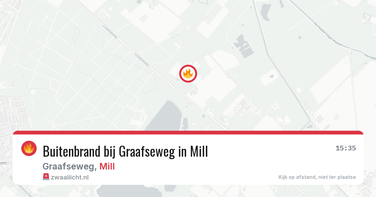 Buitenbrand bij Graafseweg in Mill — 30 apr 2026