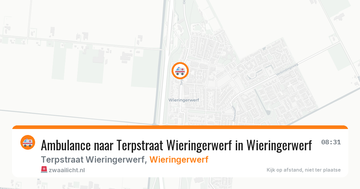 Ambulance naar Terpstraat Wieringerwerf in Wieringerwerf — 1 jul 2026