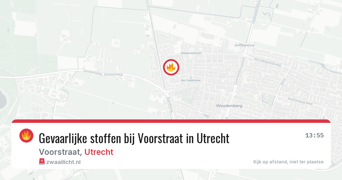 Gevaarlijke stoffen bij Voorstraat in Utrecht — 11 mrt 2026